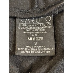 Naruto Shippuden Akatsuki Cloud Hoodie Black Red Graphic Sweatshirt Small