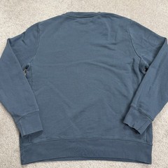 PS Paul Smith Sweatshirt Mens Large Blue Zebra Logo 100% Cotton Crewneck