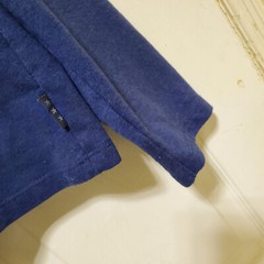John Varvatos Hoodie Mens Medium Blue Jumper Minimalist Sweater Leisure Active
