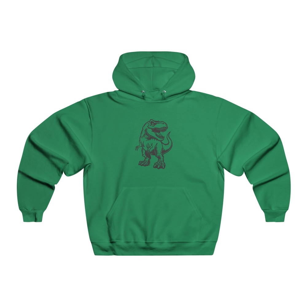 T-Rex Dinosaur Men’s Red NUBLEND® Hooded Sweatshirt