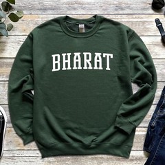 Bharat Sweatshirt | Bharat Crewneck Sweatshirt | India, Taj Mahal, Bharat Travel