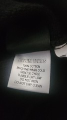 Denim Tears Denim University Zip Hoodie Black White Size L Large NWT Authentic