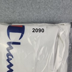 Champion Hoodie Mens 2XL White Relaxed Fit Long Sleeve Spell Out Logo Pullover