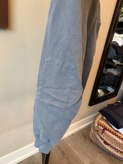 Buck Mason Blue Heavy Hoodie Sweatshirt Men’s Front Pocket Sz. M