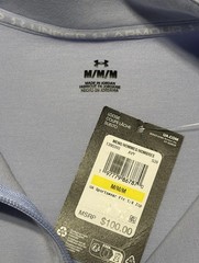 UNDER ARMOUR MEN’S MEDIUM LOOSE FIT 1/4 ZIP LIGHT PURPLE FLEECE NEW 1390393