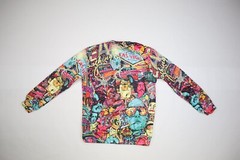 Hoodie Lab Las Vegas Bright Multi-Color Pullover Sweatshirt Adult Large