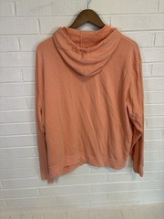 Light Orange Nike Hoodie With Oval Logo Size XL Made In Vietnam