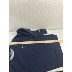 Champion Men Small Sweatshirt Navy Blue Round Neck Long Sleeves New