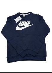 Nike Sweatshirt Men’s Sportswear Club Fleece Crew Neck Futura Logo Jumper – New