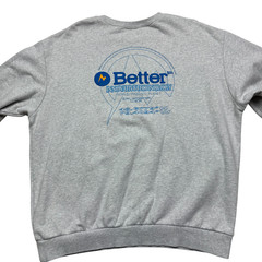 Better x Marmot Innovative Tech Crew Neck Sweatshirt Light Heather Gray Size XL