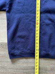 Hanes Premium Navy Blue Crewneck Sweatshirt Blank Fleece Pullover Men’s L
