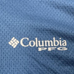 Columbia Hoodie Pullover Men XL Blue Lightweight Breathable Hooded Jersey