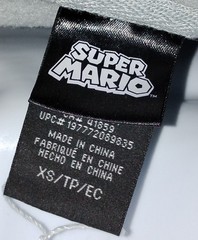 Super Mario Size Extra Small Mens Gray Hoodie Pullover Fall Winter Spring NWT