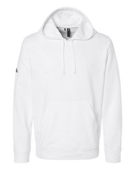 Adidas A432 Unisex White Fleece Hooded Golf Sweatshirt Pullover – XL -50% Off
