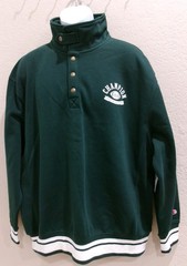 Champion Men’s Physical Education 4 button Mockneck Sweatshirt – Pine Grove