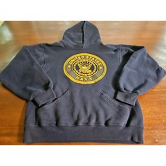 Soffe US Navy Hoodie Mens Small Blue United States Navy Graphic Sweatshirt