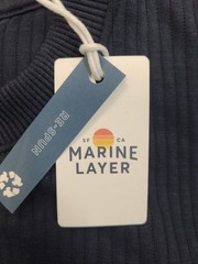 New Marine Layer Corbet Quilted Crewneck Men’s US Size M