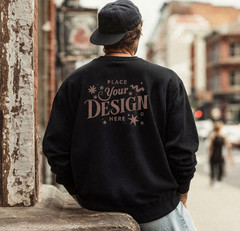 Personalised Photo and Text Sweatshirt, Custom Front & Back Jumper, Custom Gift