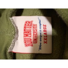 (CL) Demetrius Harmon You Matter University Hoodie Olive Green XXL Street Graph