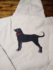 Mens The Black Dog HOMEPORT Classic Heavyweight Hoodie Sweatshirt Sz 3XL Oatmeal