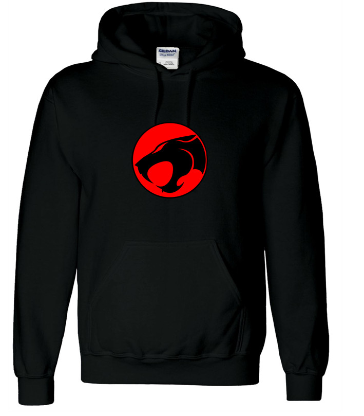 Thundercats Logo Hoodie Mens Black Red Sweat Shirt S M L XL XXL XXXL 4XL 5XL
