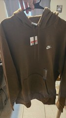 Nike Men’s Club Fleece Set Mosswood Brown NWT M Pants L Hoodie IF0488 FN3859 OB