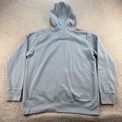 Life Is Good Mountain Hoodie Mens Large Blue Sweatshirt Outdoor Hiking Walking