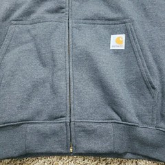 Carhartt Men’s M Hoodie Loose Fit John Deere & Pape Machinery Gray Sweatshirt