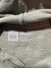 Young & Reckless Unisex Hoodie Modern Olive Green Small