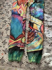 Electro Threads Full Body Suit Hoodie Pants MEDITATING RAFIKI TEEN Size Small