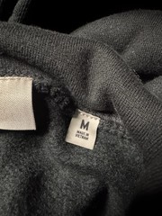 Essentials Fear of God Men’s Black Hoodie M Fleece Pullover Logo Pockets