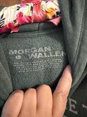 Morgan Wallen One Night At A Time World Tour Hoodie Mens L Green Concert 2024