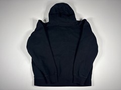 CAT Pullover Hoodie Men L Black Logo Workwear Kangaroo Pocket Heavyweight Durabl
