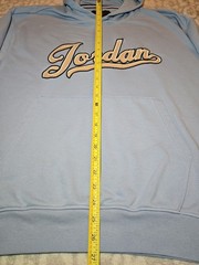 Jordan Flight MVP Fleece Pullover Hoodie Men’s Large Blue Gray Jumpman