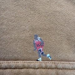 Nike Air Jordan Essential AOP Fleece Hoodie Mens S Brown DC9707-241 Basketball