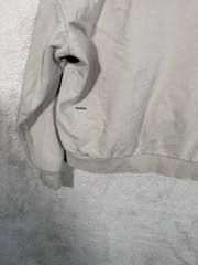 PANGAIA Hoodie Mens XXS Gray Pullover Organic Cotton Minimalist Small Logo Eco