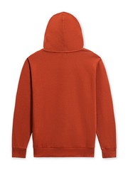 Hurley Men’s Rust Red Box Logo Fleece Pullover Hooded Sweatshirt Hoodie