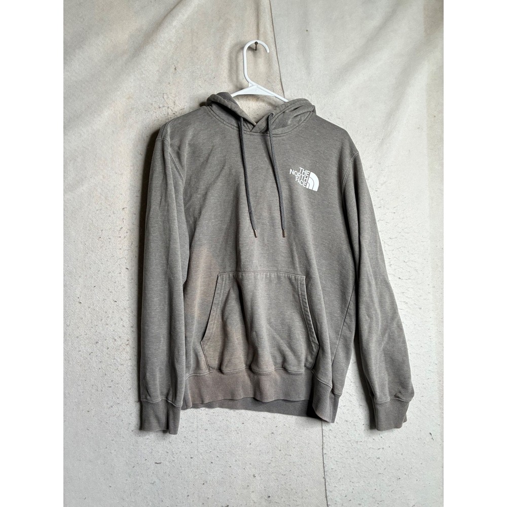 The North Face Mens Circular Design Fleece Hoodie Grey Small NF0A7UJO