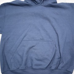 Gildan Jacket Mens L Blue Long Sleeve Front Pocket Heavy Blend Pullover Hoodie