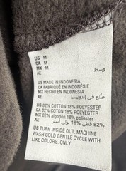 Mode of One MEN’S Jet Gray Destination Nowhere Hoodie Fleece Wall Sz. M NWT