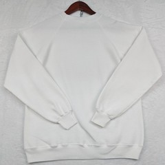 VTG Hanes Sweatshirt Men’s L White Vietnam Veterans Memorial Reflections Art 90s