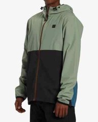 BILLABONG Men’s TRANSPORT A/DIV Windbreaker Jacket – SAG – Medium – NWT