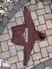 Brown Represent Owners Club Hoodie Size Small