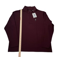 Eastside Golf Men’s Signature Quarter 1/4 Zip Fig Size 2XL Embroidered Pullover