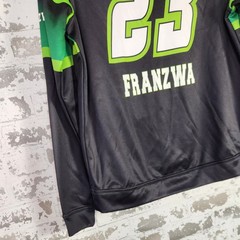Boombah Jaguars Football Player Number 23 Franzwa Hoodie Mens Size M Black Green