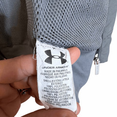 Under Armour Men’s Loose All Season Gear Full Zip Mesh Lined Jacket Gray Medium