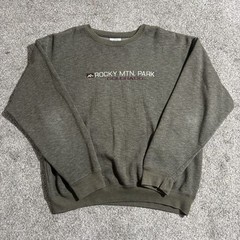 Vintage ROCKY MOUNTAIN PARK COLORADO Soft Sweatshirt Ragwear USA Size Medium