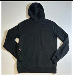 FUBU Hoodie Black White Logo Spell Out Hooded Sweatshirt Mens 3XL NWOT