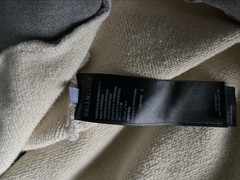 BALENCIAGA Unity Sports Icon BOXY Zip-Up Hoodie Large GREY