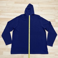 ROWM Mesa Sunset Hoodie Men’s 3XT Navy Fleece Long Sleeve Pullover Stretch NEW